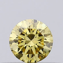 0.24ct Fancy Intense Yellow ROUND Lab-Grown Diamond | IGI Certified
