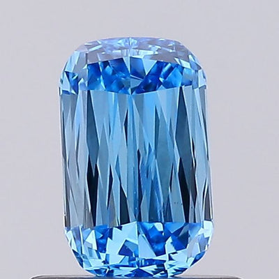 0.61ct Fancy Vivid Blue ASHOKA Lab-Grown Diamond | IGI Certified