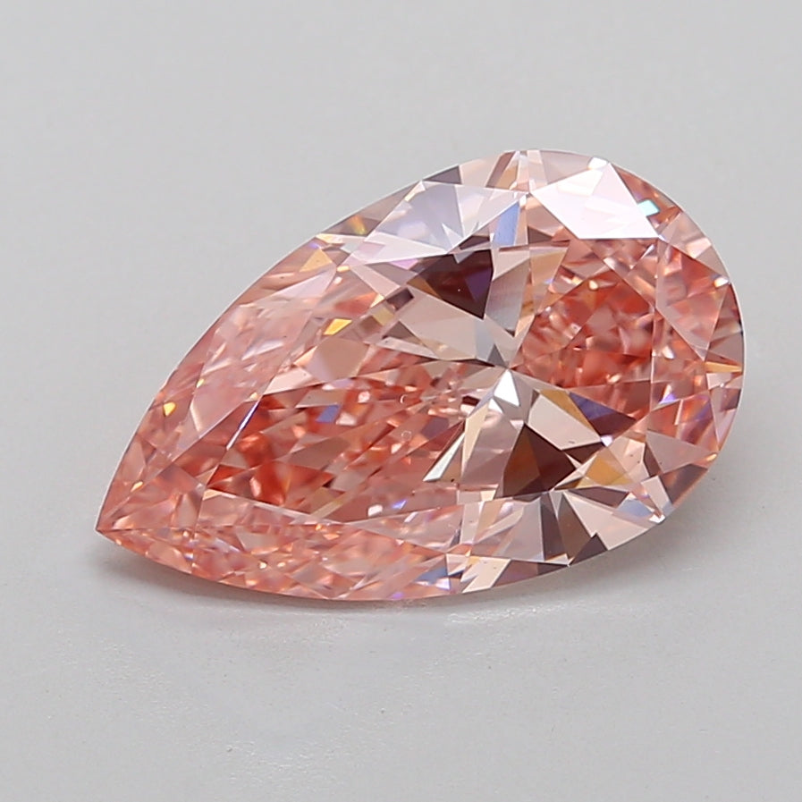 5.02ct Pink Pear Lab-Grown Diamond IGI 776610428