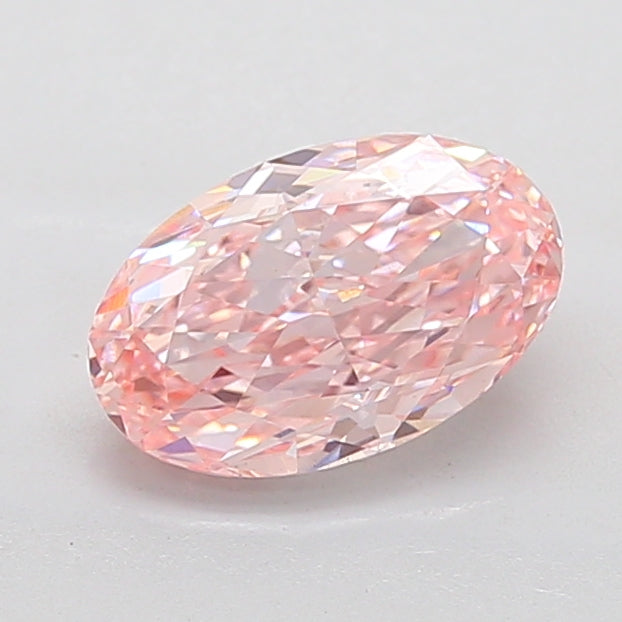 2.52ct Pink Oval Lab-Grown Diamond IGI 800609537