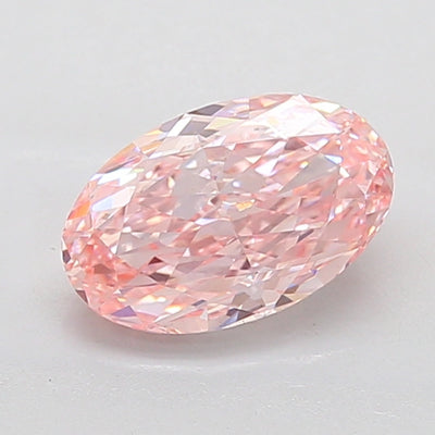 2.52ct Pink Oval Lab-Grown Diamond IGI 800609537