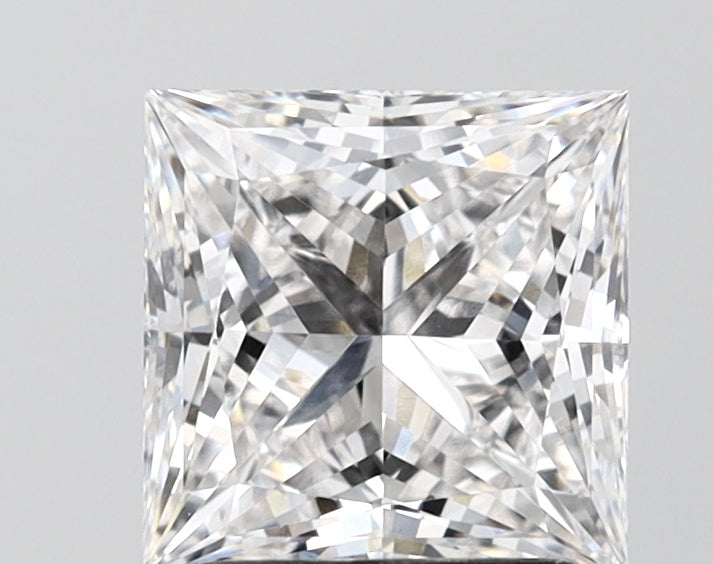 2.05ct Princess F IF Lab-Grown Diamond
