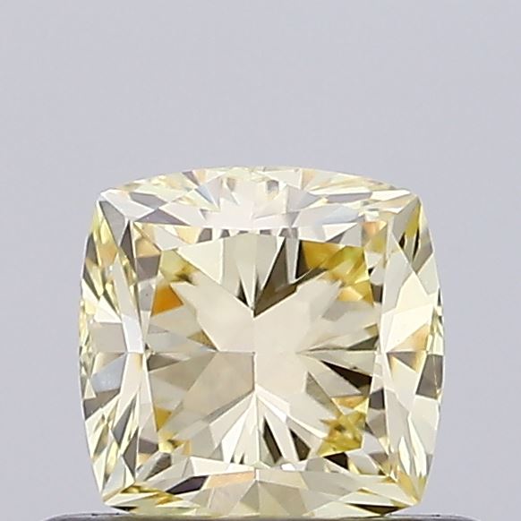 0.48ct Fancy Light Yellow CUSHION Lab-Grown Diamond | IGI Certified