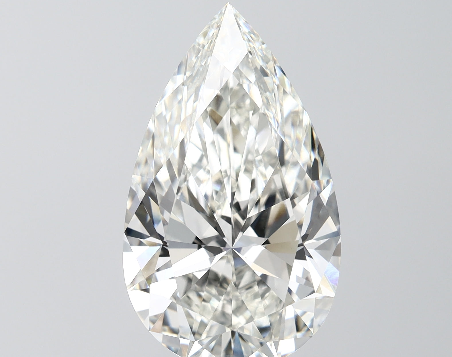 8.04ct Pear H VVS2 Lab-Grown Diamond