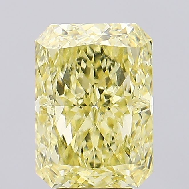 5.09ct Radiant Fancy Yellow VS1 Lab-Grown Diamond