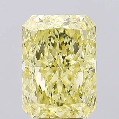 5.09ct Radiant Fancy Yellow VS1 Lab-Grown Diamond