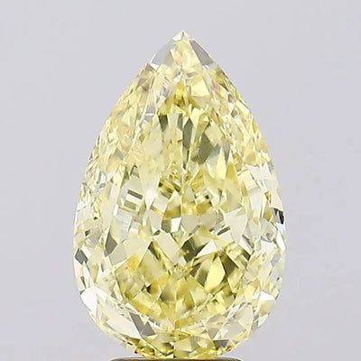 5.07ct Pear Fancy Yellow VS1 Lab-Grown Diamond