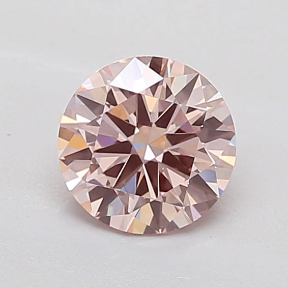 1.00ct Pink Round Lab-Grown Diamond IGI 799614091