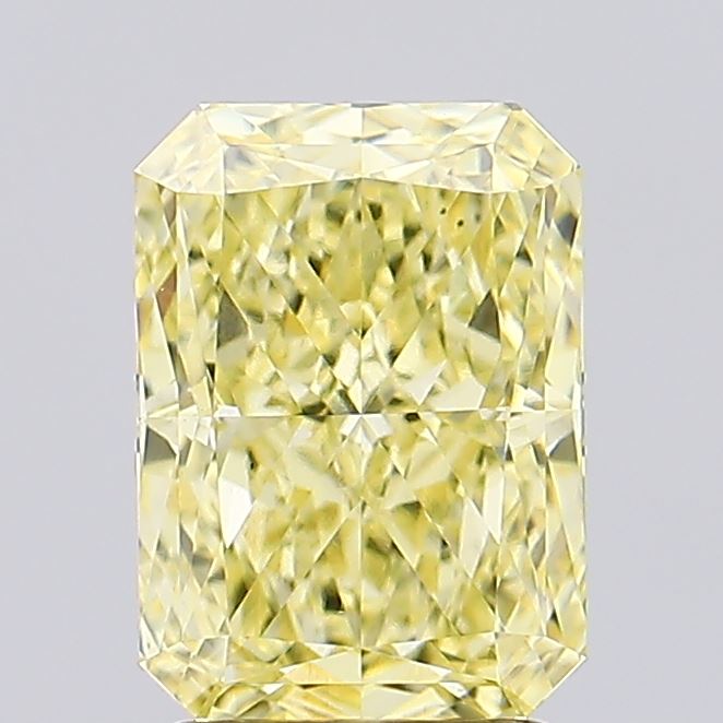 2.65ct Radiant Fancy Intense Yellow VS1 Lab-Grown Diamond