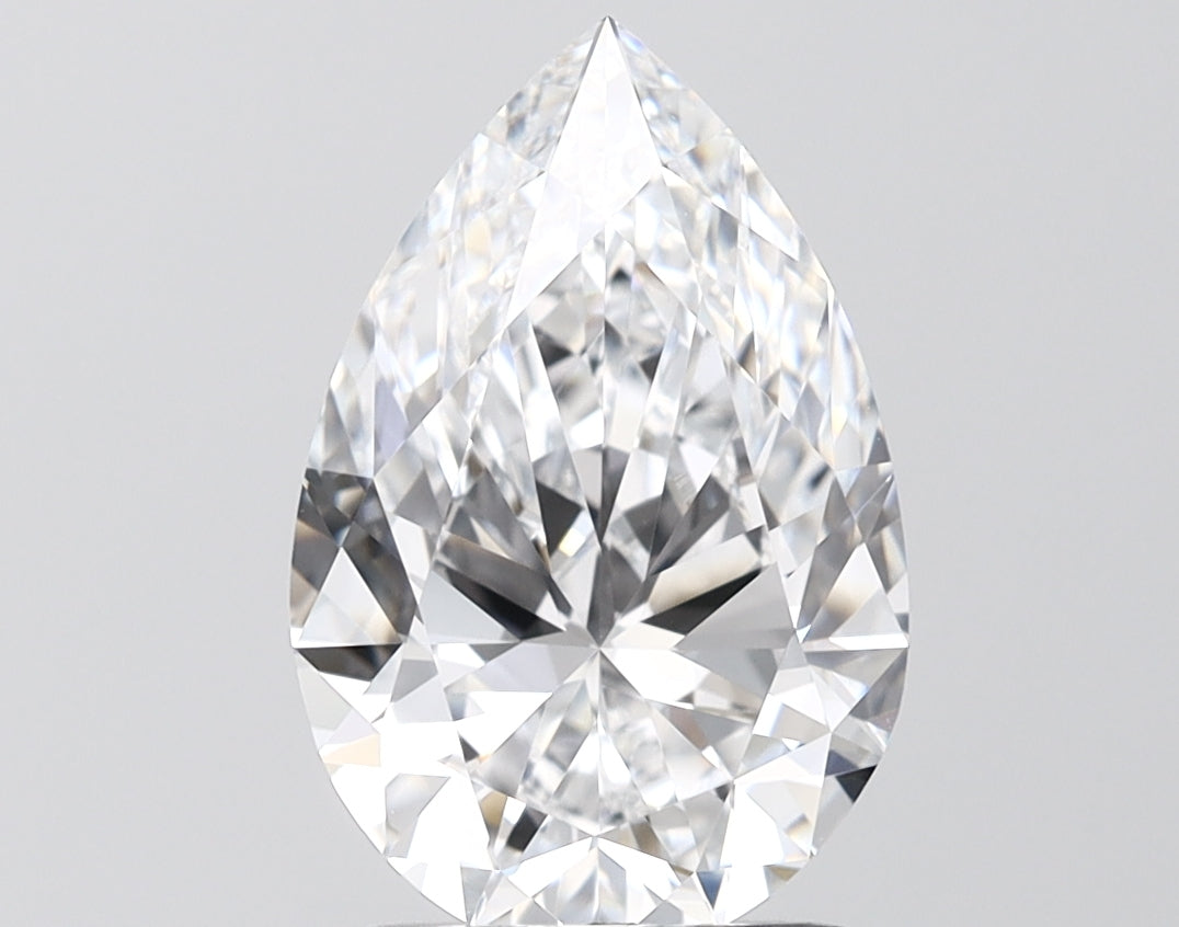 3.04ct Pear D VVS2 Lab-Grown Diamond