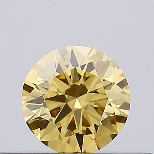 0.23ct Fancy Intense Yellow ROUND Lab-Grown Diamond | IGI Certified