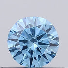 0.28ct Fancy Vivid Blue ROUND Lab-Grown Diamond | IGI Certified