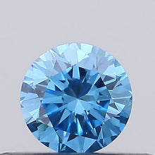 0.24ct Fancy Vivid Blue ROUND Lab-Grown Diamond | IGI Certified