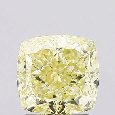 2.11ct Cushion Fancy Yellow VS1 Lab-Grown Diamond
