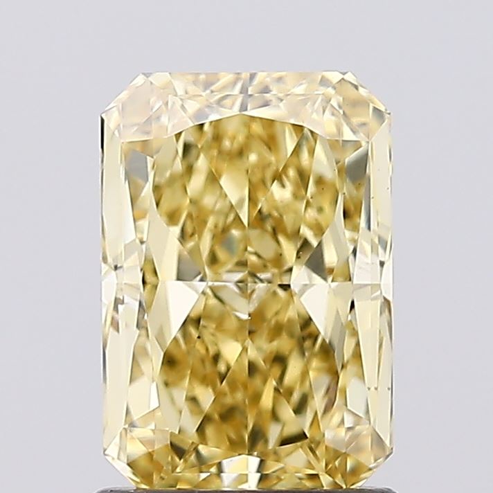 1.50ct Radiant Fancy Intense Yellow VS2 Lab-Grown Diamond