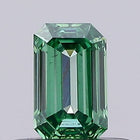 0.32ct Fancy Vivid Green Emerald Lab-Grown Diamond | IGI Certified