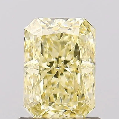 1.10ct Radiant Fancy Yellow VVS2 Lab-Grown Diamond