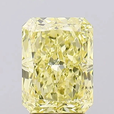 3.02ct Radiant Fancy Intense Yellow VVS2 Lab-Grown Diamond