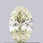 0.26ct Fancy Yellow Oval Lab-Grown Diamond | IGI Certified