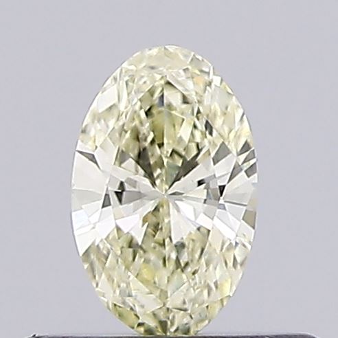 0.26ct Fancy Yellow Oval Lab-Grown Diamond | IGI Certified