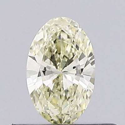 0.26ct Fancy Yellow Oval Lab-Grown Diamond | IGI Certified