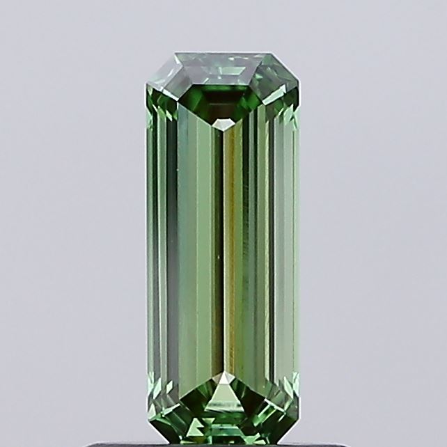 0.61ct Fancy Vivid Green Emerald Lab-Grown Diamond | IGI Certified