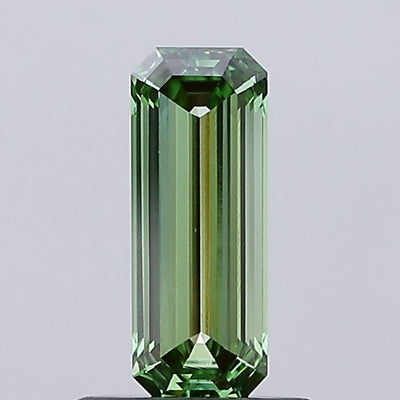 0.61ct Fancy Vivid Green Emerald Lab-Grown Diamond | IGI Certified