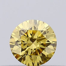 0.24ct Fancy Intense Yellow ROUND Lab-Grown Diamond | IGI Certified