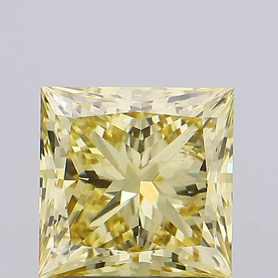 1.8ct Fancy Yellow Princess Lab-Grown Diamond | IGI Certified