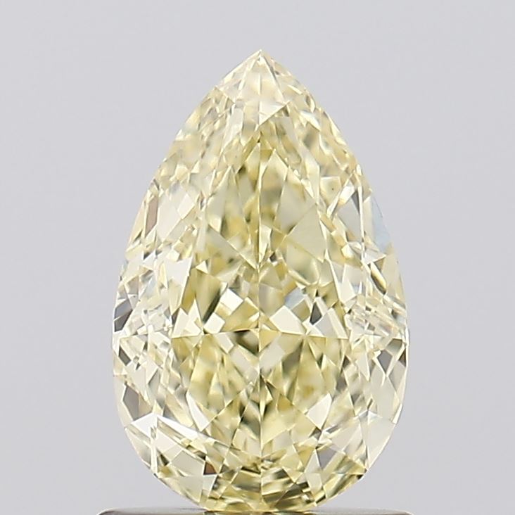 1.04ct Pear Fancy Intense Yellow VVS2 Lab-Grown Diamond