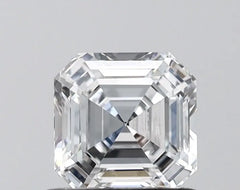 0.88ct Asscher D VVS2 Lab-Grown Diamond