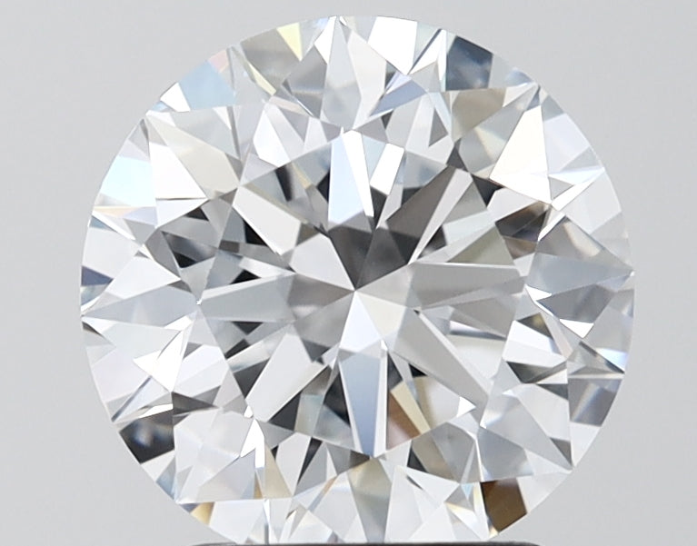 2.70ct Round F VVS2 Lab-Grown Diamond