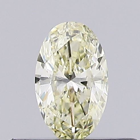 0.21ct Fancy Yellow Oval Lab-Grown Diamond | IGI Certified