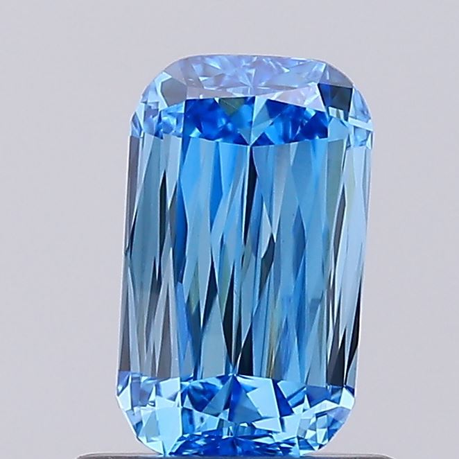 0.77ct Fancy Vivid Blue ASHOKA Lab-Grown Diamond | IGI Certified