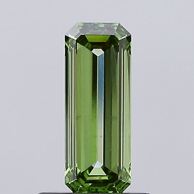 0.62ct Fancy Vivid Green Emerald Lab-Grown Diamond | IGI Certified