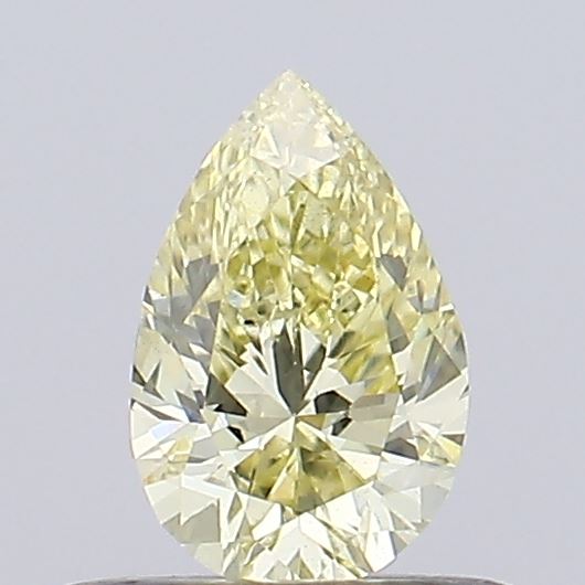 0.36ct Fancy Yellow Pear Lab-Grown Diamond | IGI Certified