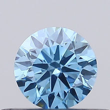 0.31ct Fancy Vivid Blue ROUND Lab-Grown Diamond | IGI Certified