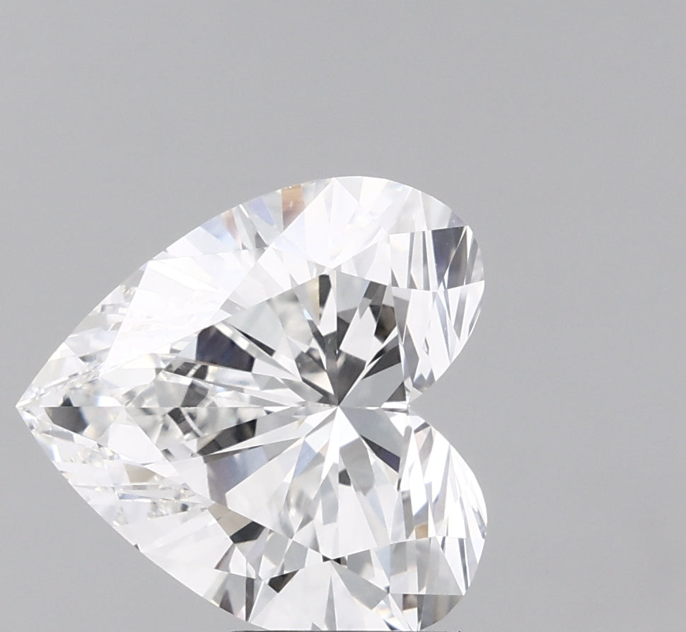 4.64ct Heart F VVS2 Lab-Grown Diamond