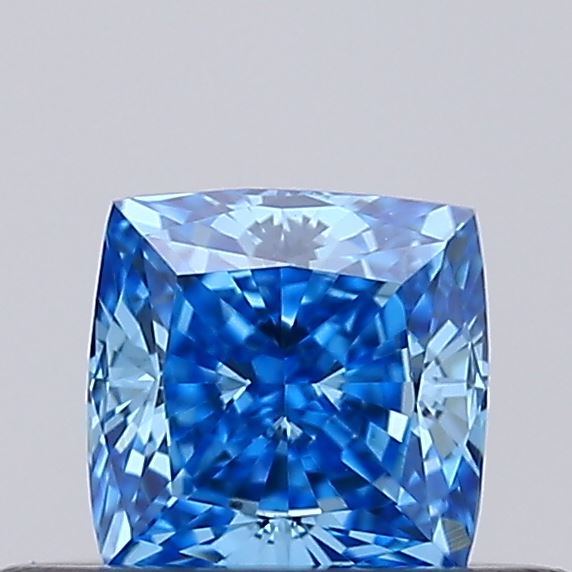 0.27ct Fancy Vivid Blue CUSHION Lab-Grown Diamond | IGI Certified