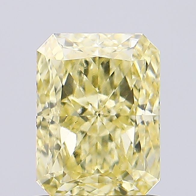 1.18ct Radiant Fancy Intense Yellow VS1 Lab-Grown Diamond