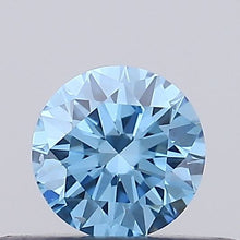 0.26ct Fancy Vivid Blue ROUND Lab-Grown Diamond | IGI Certified
