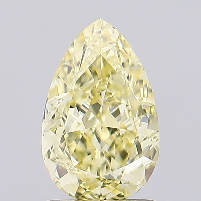 1.58ct Pear Fancy Yellow VVS2 Lab-Grown Diamond