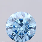 0.31ct Fancy Vivid Blue ROUND Lab-Grown Diamond | IGI Certified