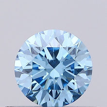 0.31ct Fancy Vivid Blue ROUND Lab-Grown Diamond | IGI Certified
