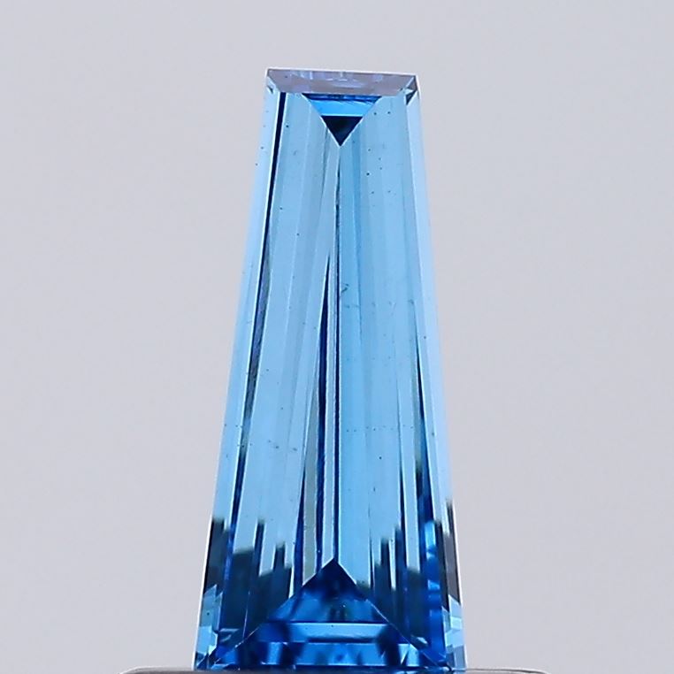 0.33ct Fancy Vivid Blue BAGUETTE Lab-Grown Diamond | IGI Certified