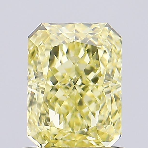 1.04ct Radiant Fancy Intense Yellow VVS2 Lab-Grown Diamond