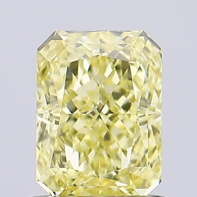 1.04ct Radiant Fancy Intense Yellow VVS2 Lab-Grown Diamond