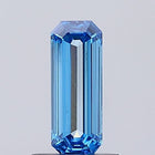 0.58ct Fancy Vivid Blue Emerald Lab-Grown Diamond | IGI Certified