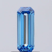 0.58ct Fancy Vivid Blue Emerald Lab-Grown Diamond | IGI Certified