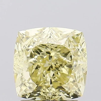 2.05ct Cushion Fancy Intense Yellow VS1 Lab-Grown Diamond